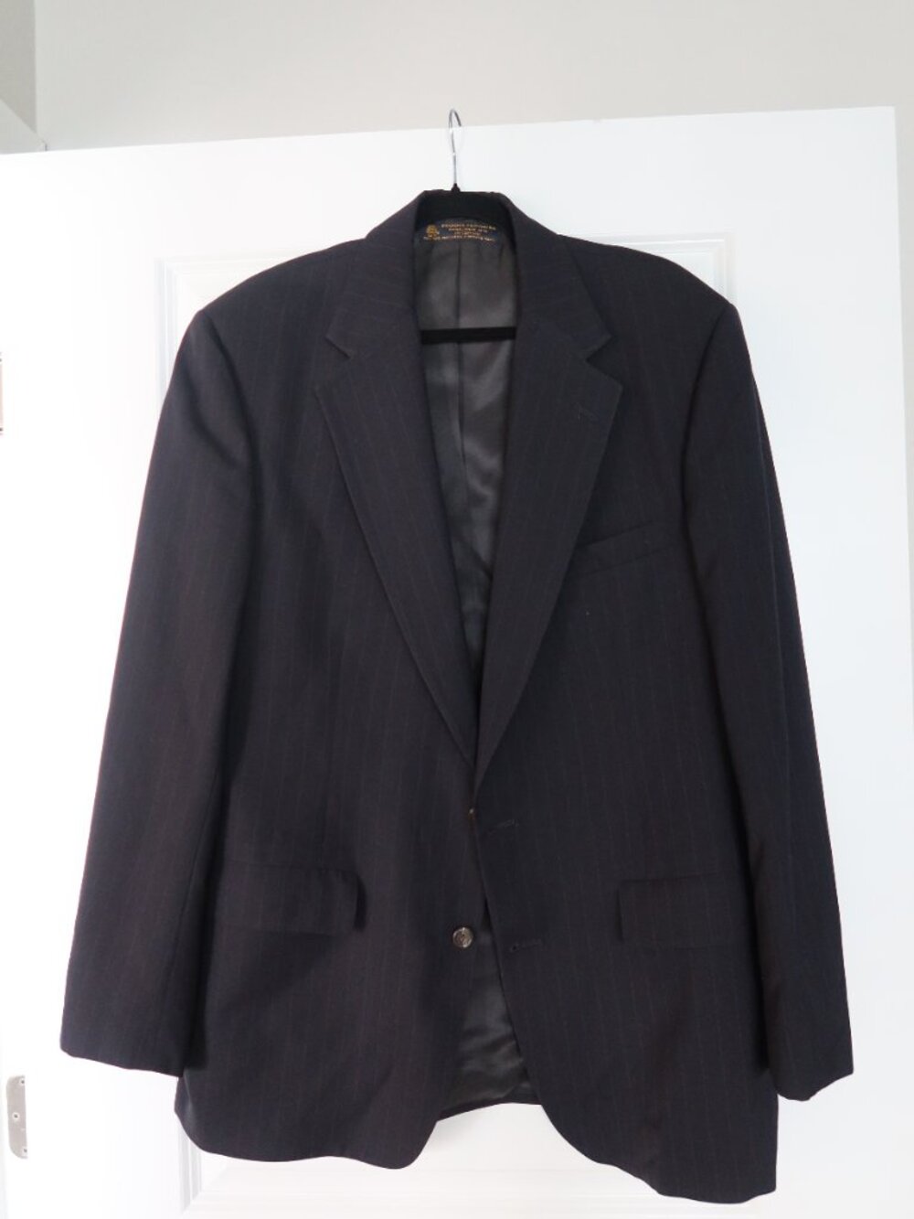Brooks Brothers - Vintage Pinstripe Wool Blazer - Size 46R